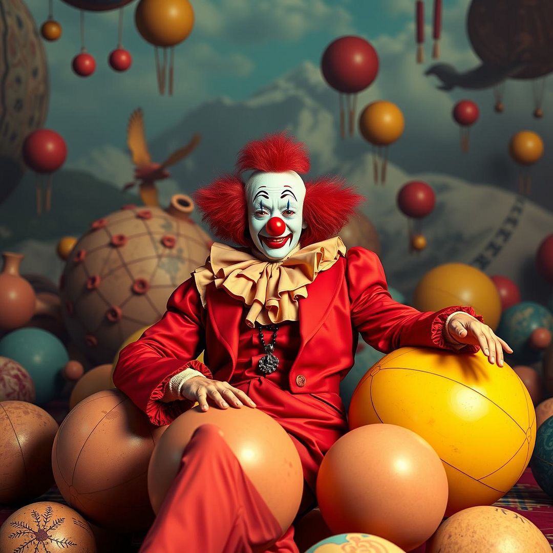 clown and balloons 1