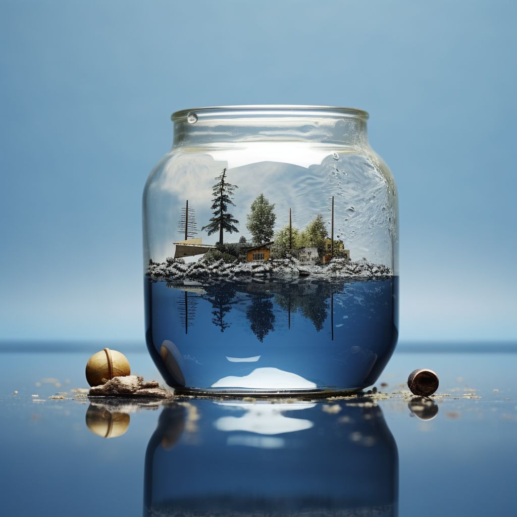 Winter Wonderland in a Jar