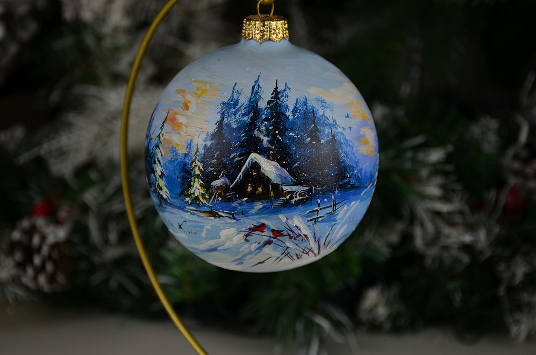 Handmade Christmas ball #9 (new collection)