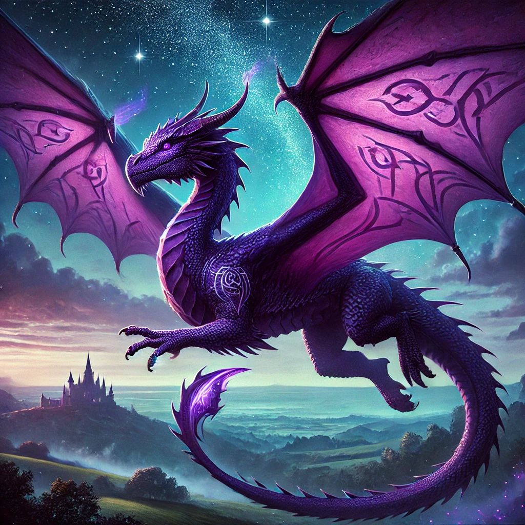 purple dragon