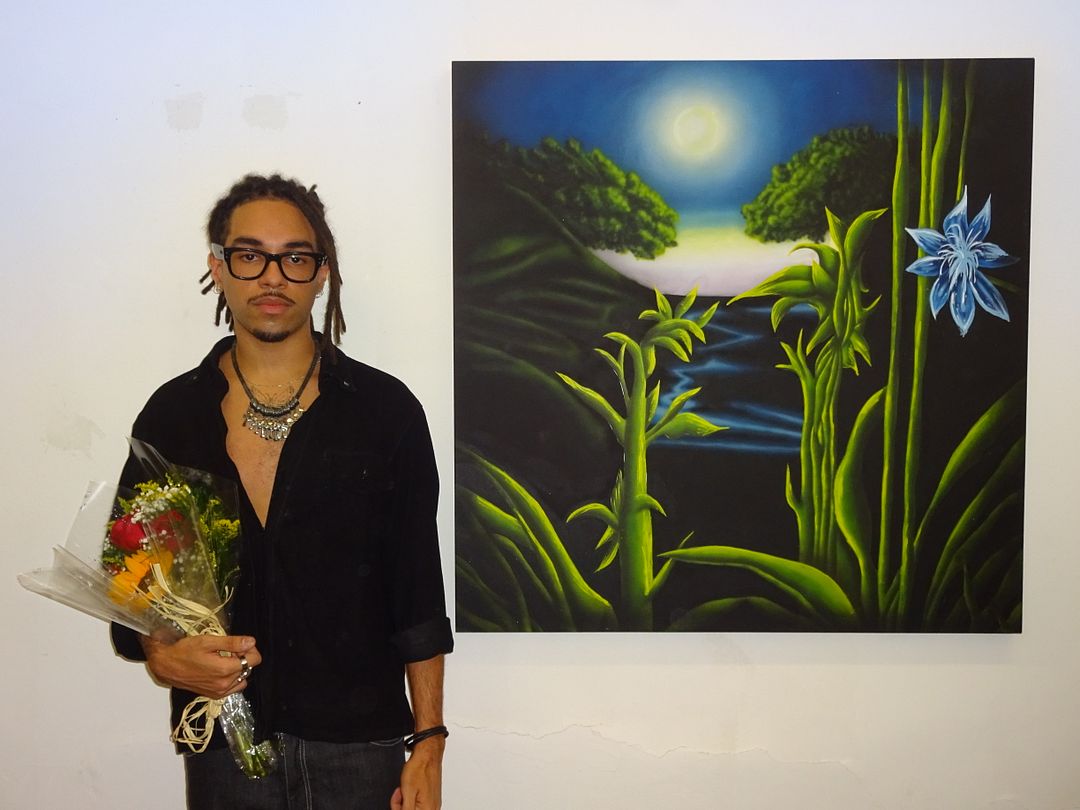 I opened my first solo exhibition!!!