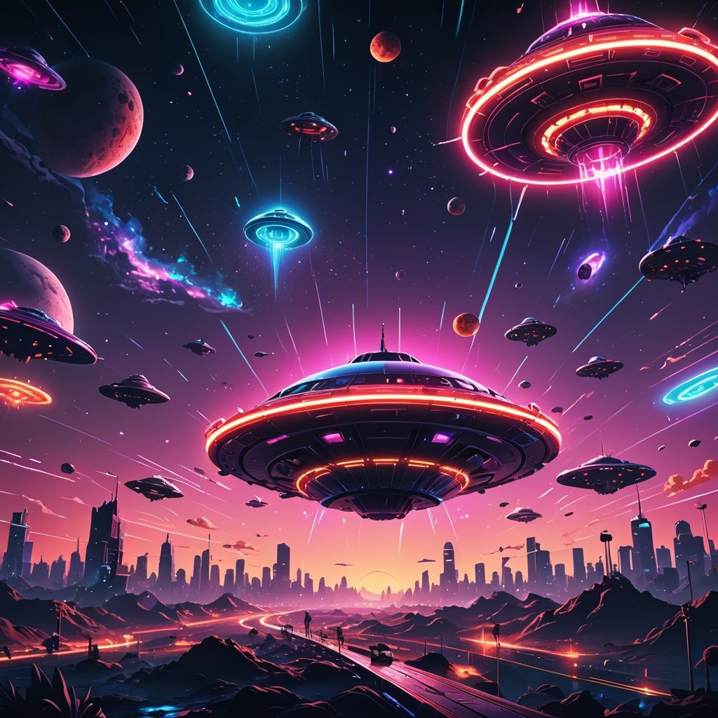 UFO swarm