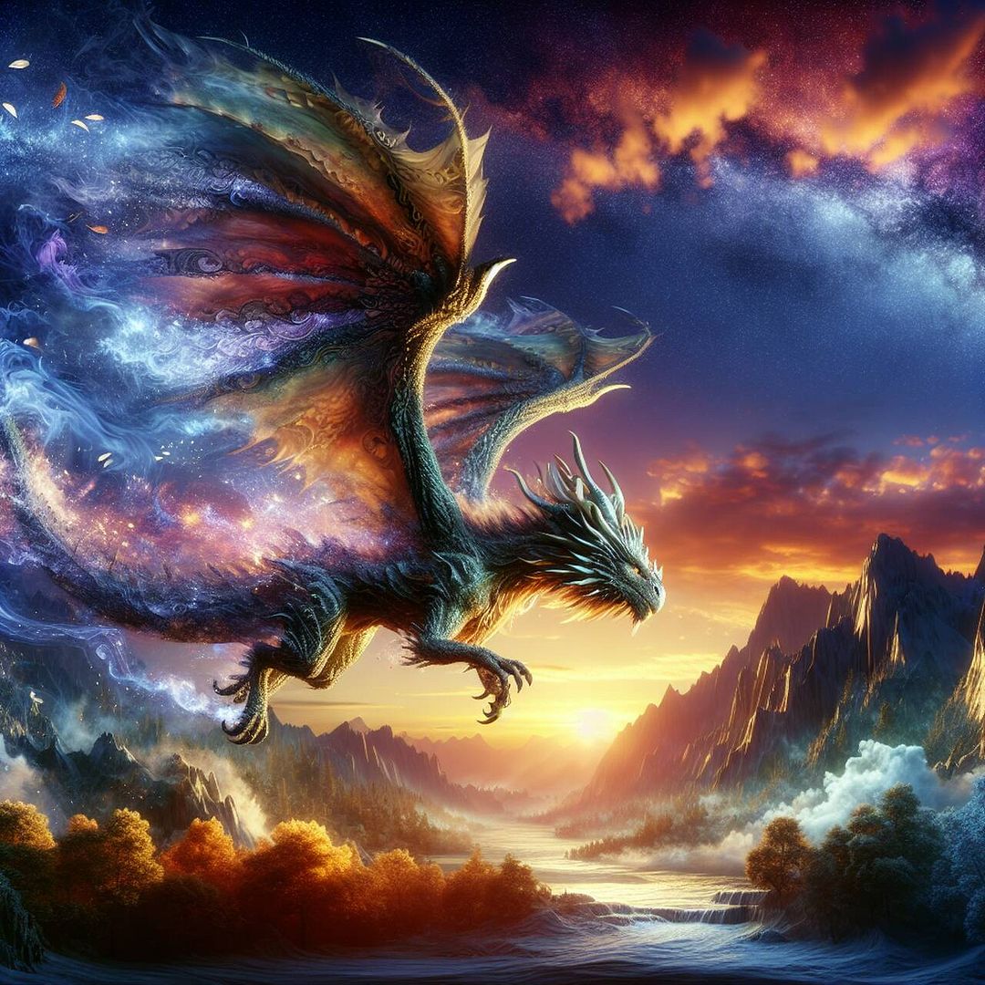 A mythical dragon...