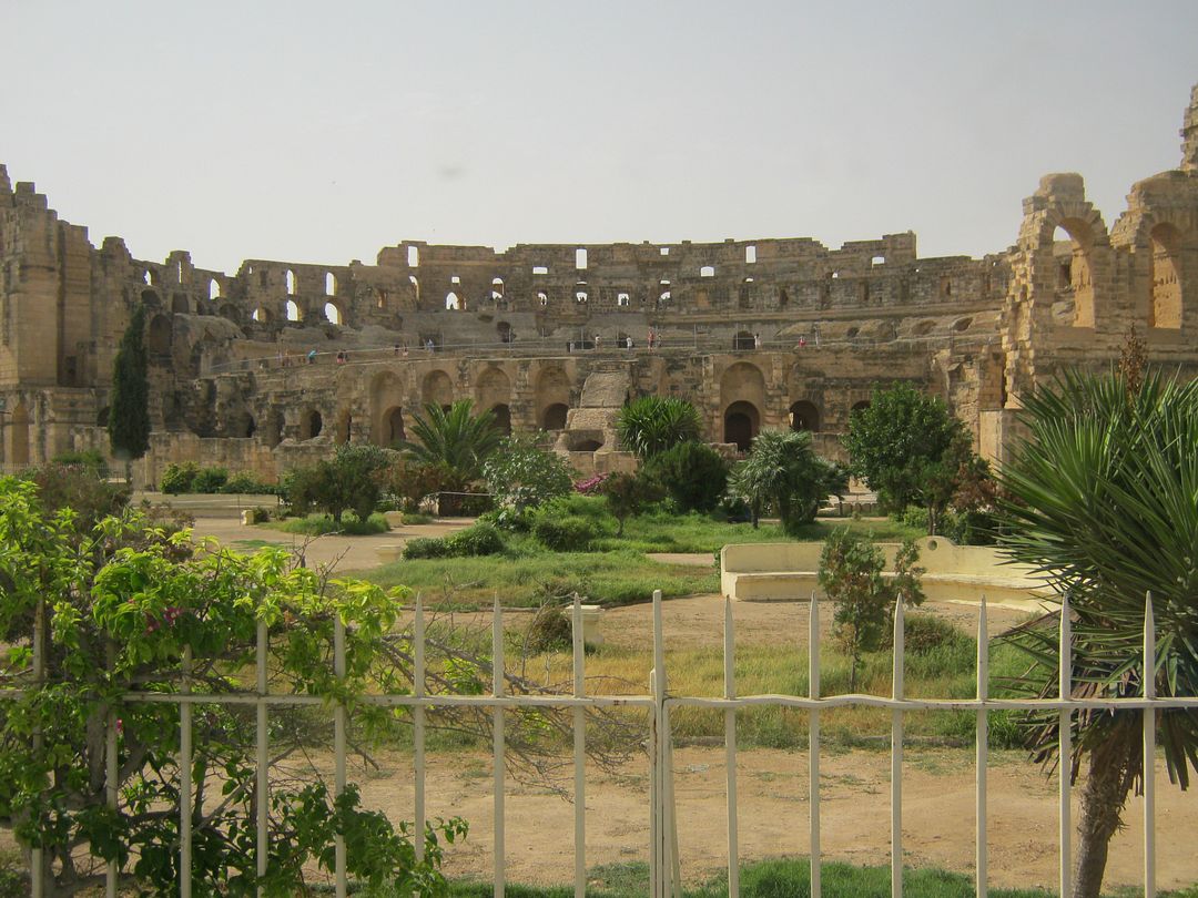 Amphitheater in El Jem. Tunisia