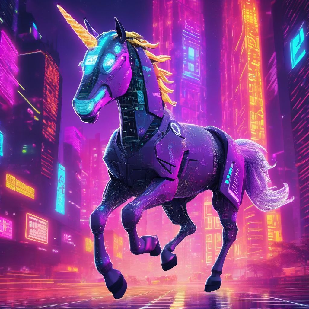 Neon Unicorn