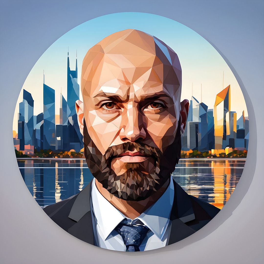 Bald Bearded Based CEO