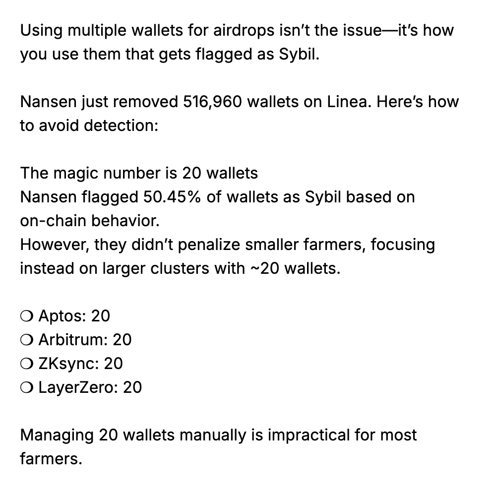 Lessons from Nansen's Linea Sybil filtering