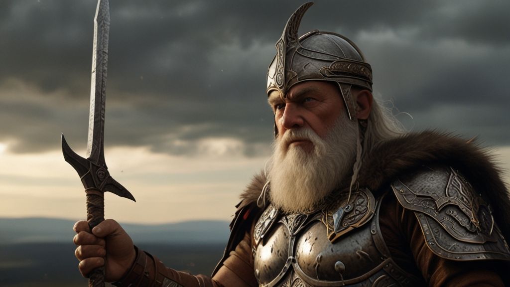 A_weathered_yet_powerful_Odin_Norse_god_of_wisdom_and_1