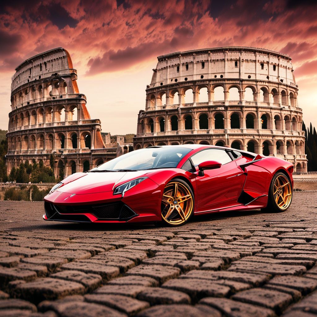 Lamborgini in rome