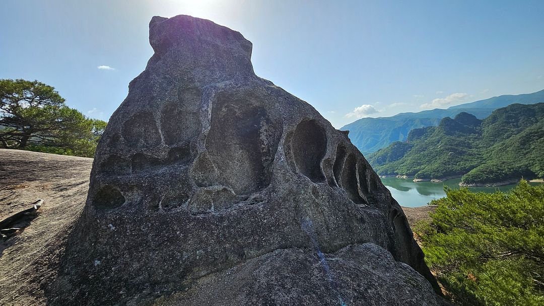 completely different from one another Chair rock  240518 Mt. Gaeunsan, Jecheon, Chungcheongbuk-do, Korea