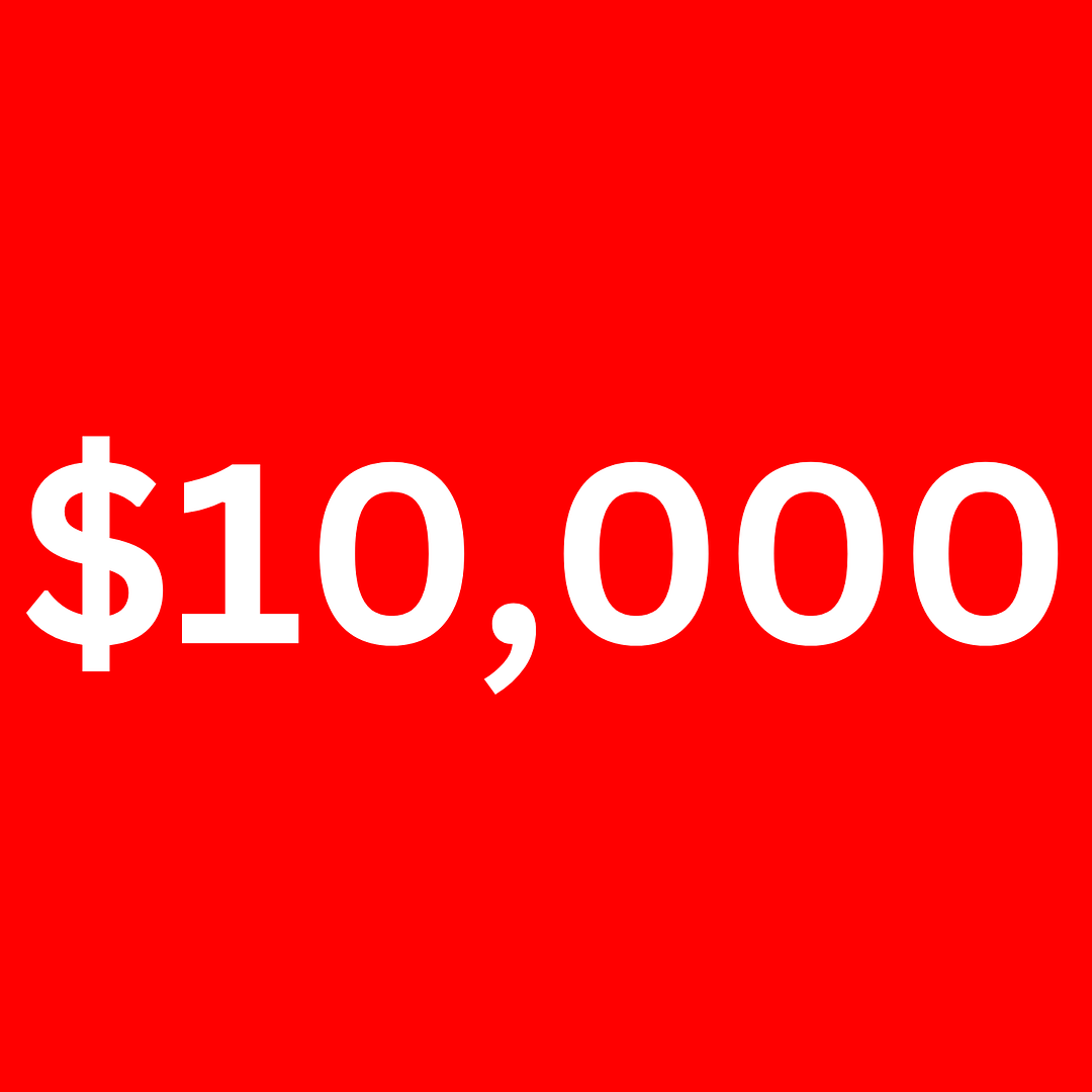 $10,000