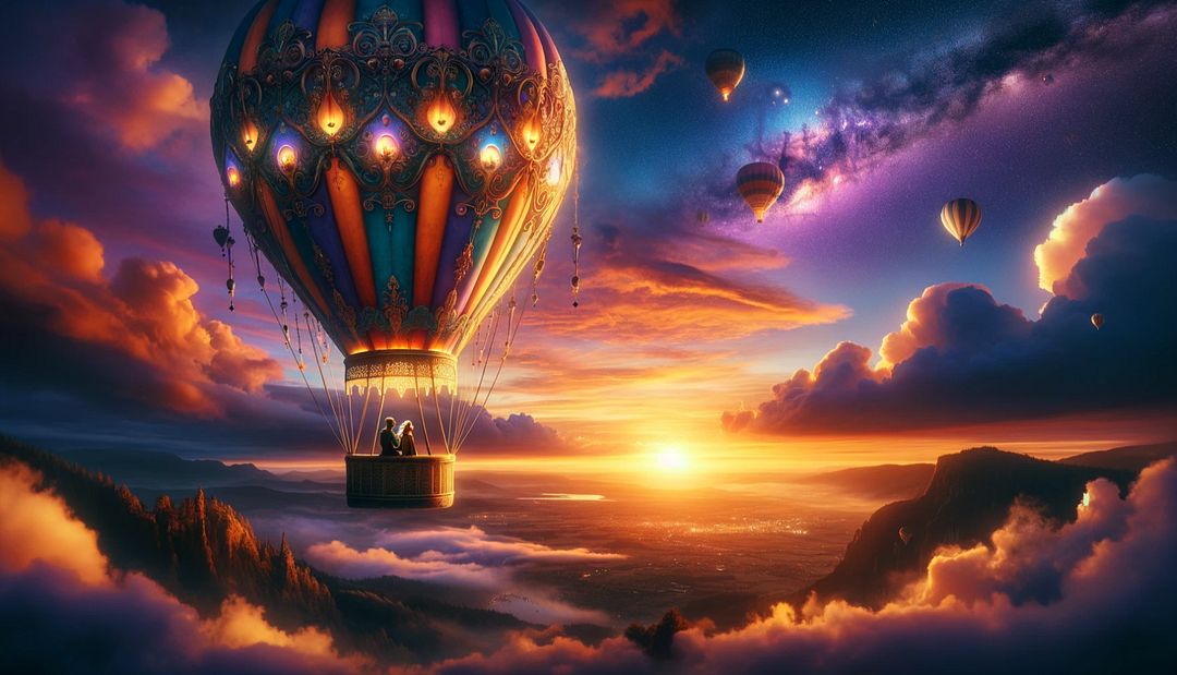 imagine traveling around the world in a air balloon