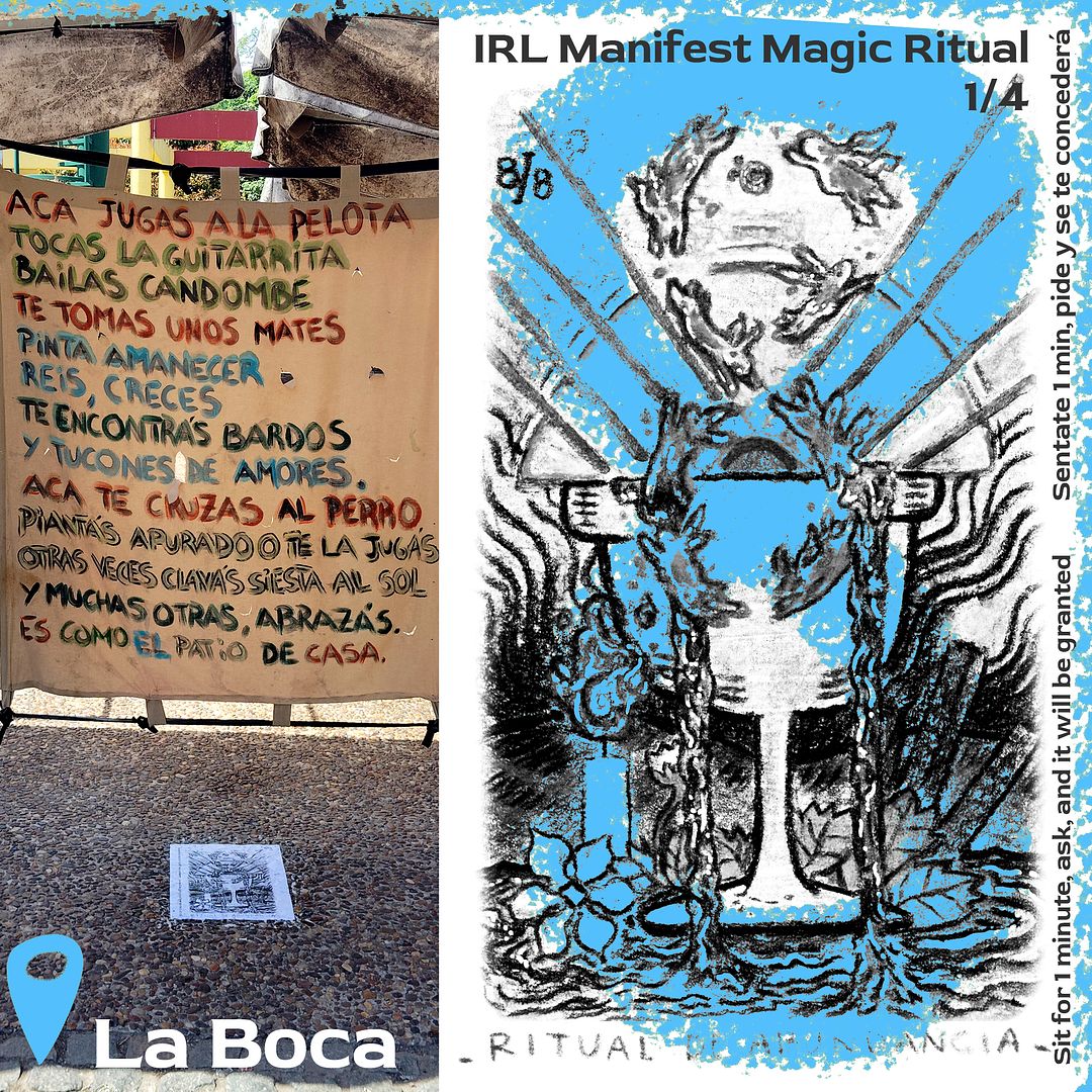 IRL Manifest Magic Ritual 2/4 La Boca: Protesta