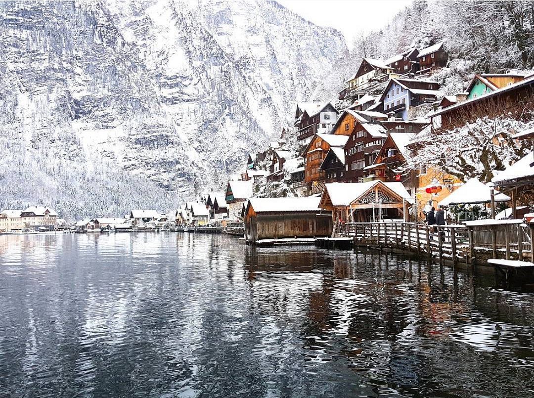 Hallstatt in winter