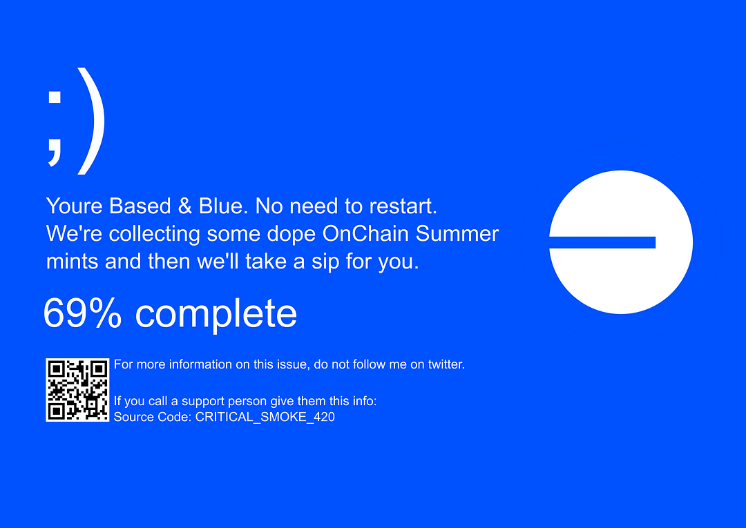 Blue Screen of Base