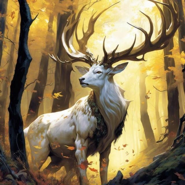 Magnificent deer