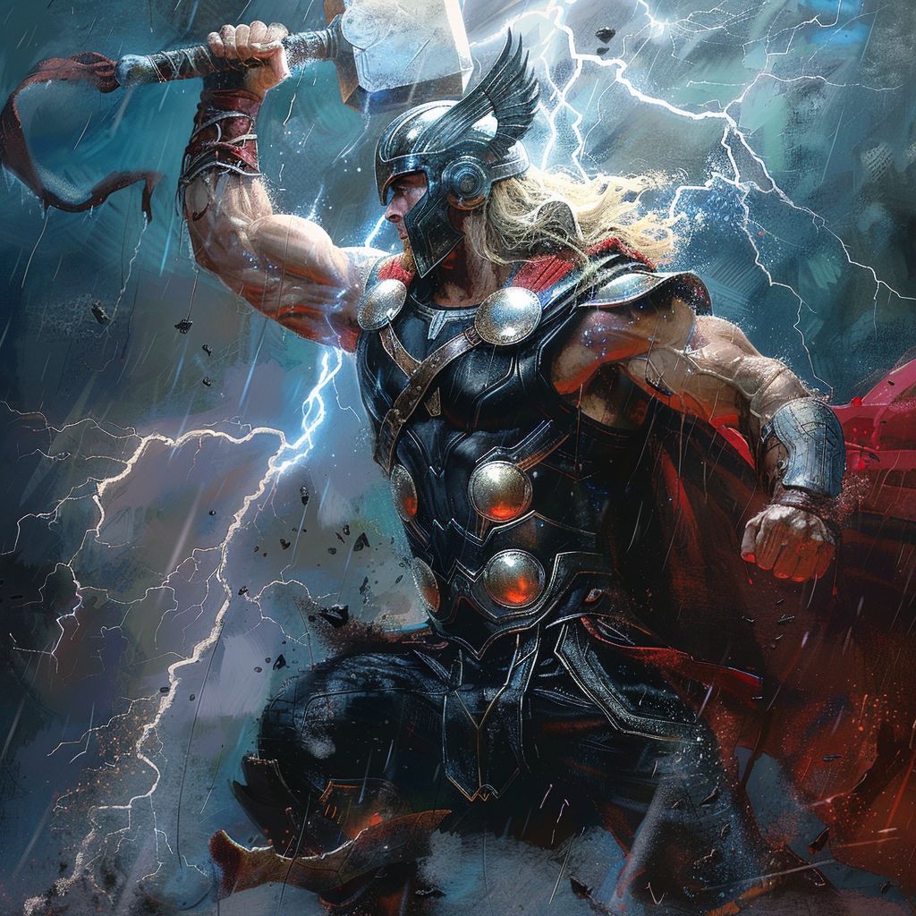 Thor - god of thunder and lightning