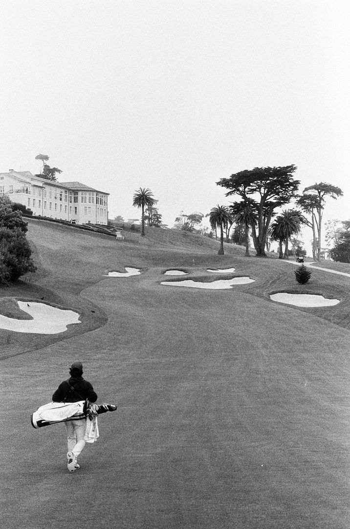 18th at Lake, b&w