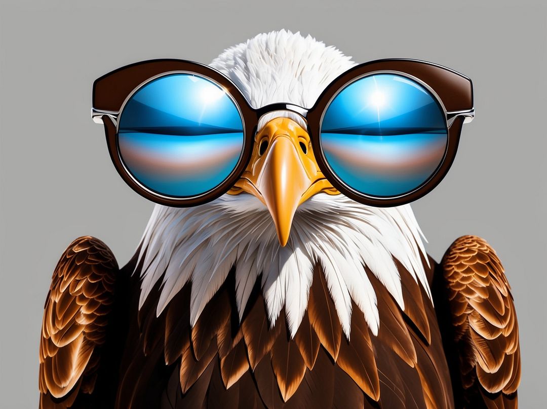 Bald Eagle with Shades