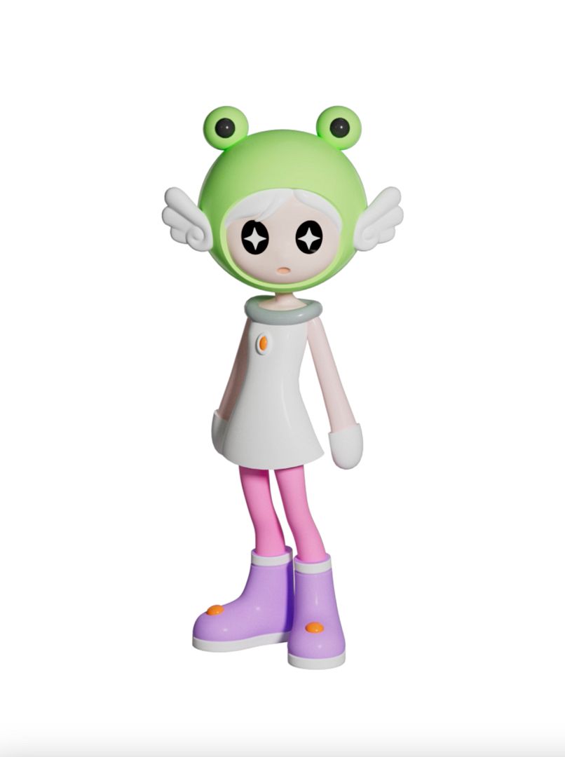 Frog girl