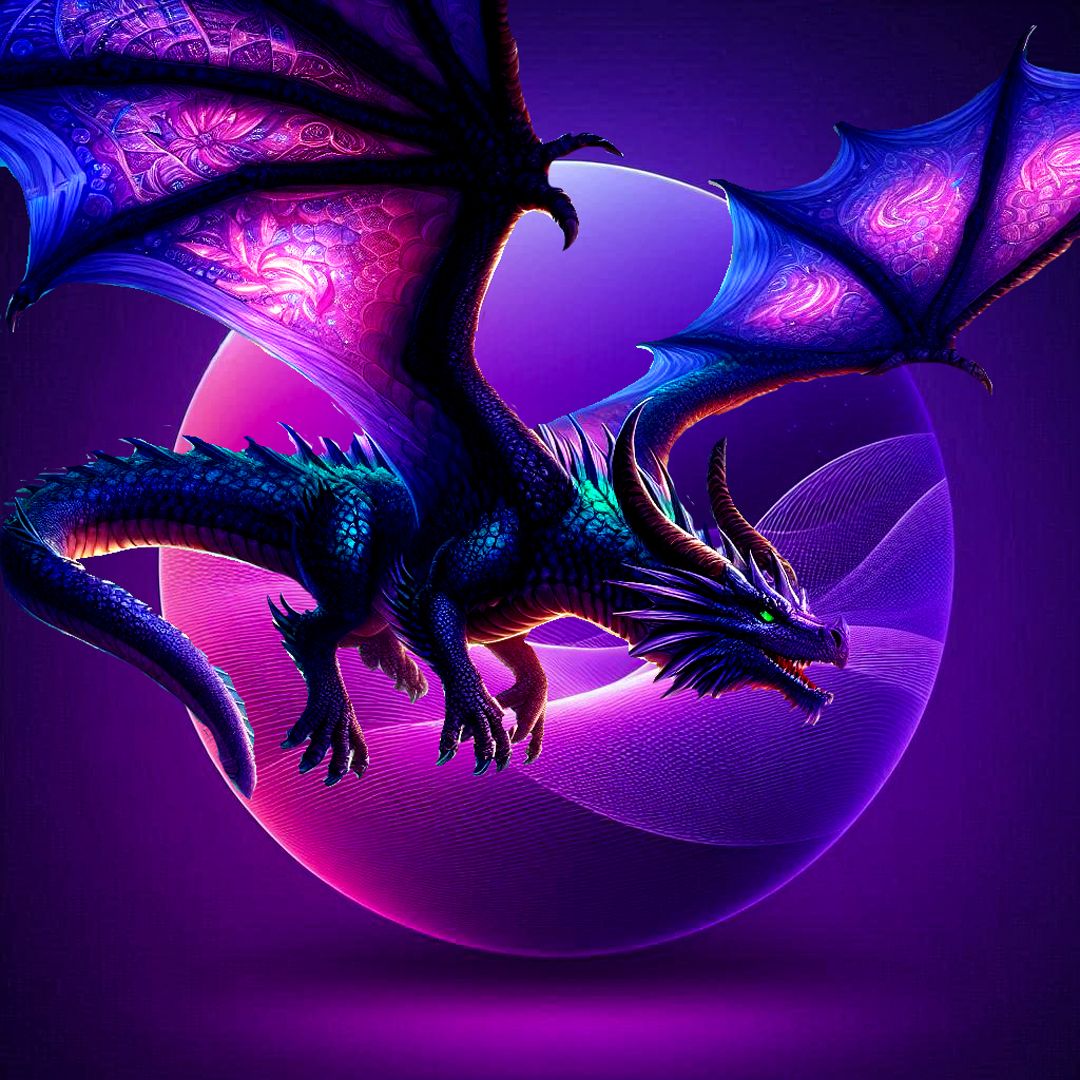 purple dragon