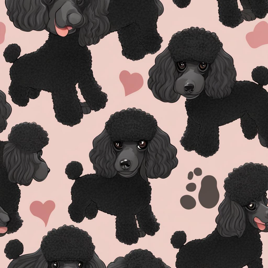 black poodle