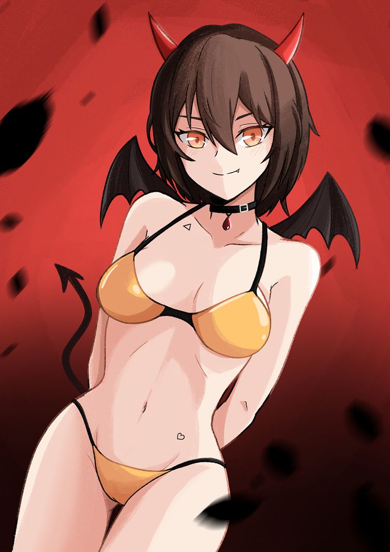 Succubus swimming suit