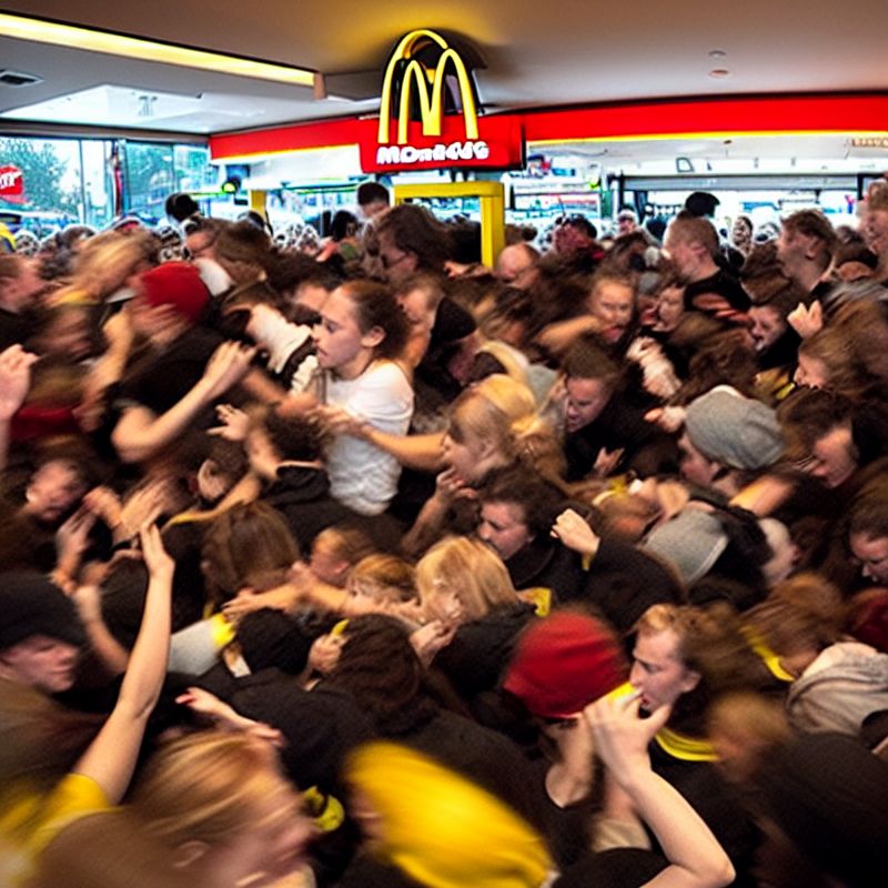 mcdonalds moshpit