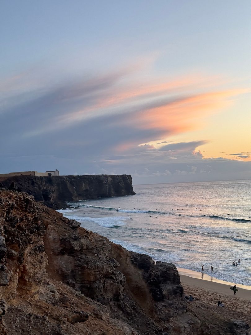 Sagres at sunset