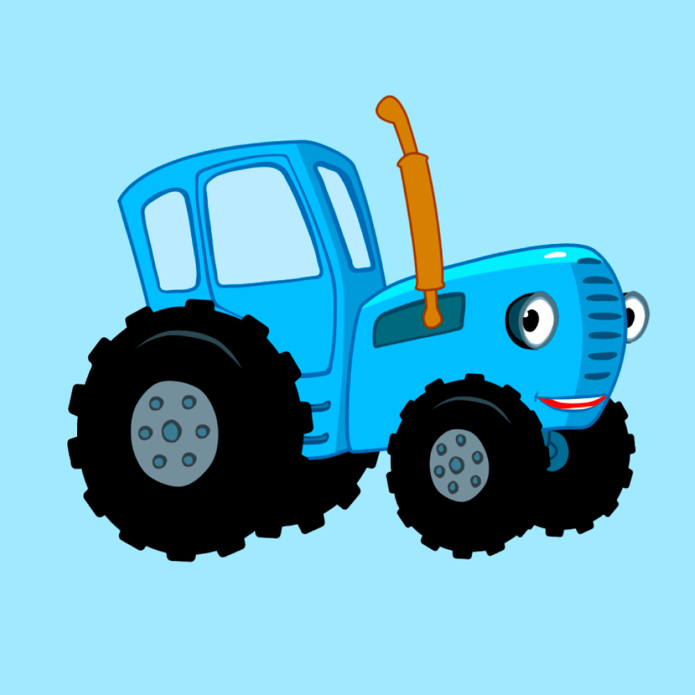 blue traktor