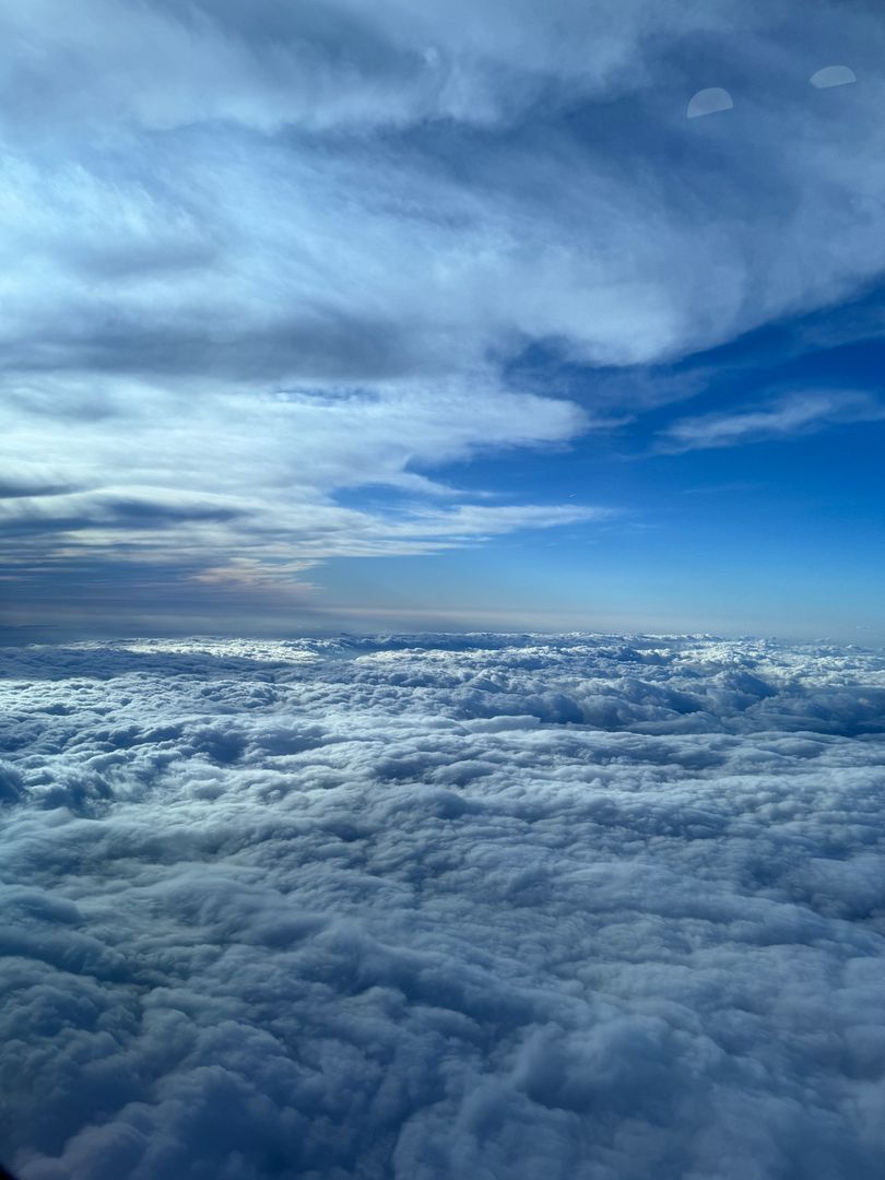 above the clouds