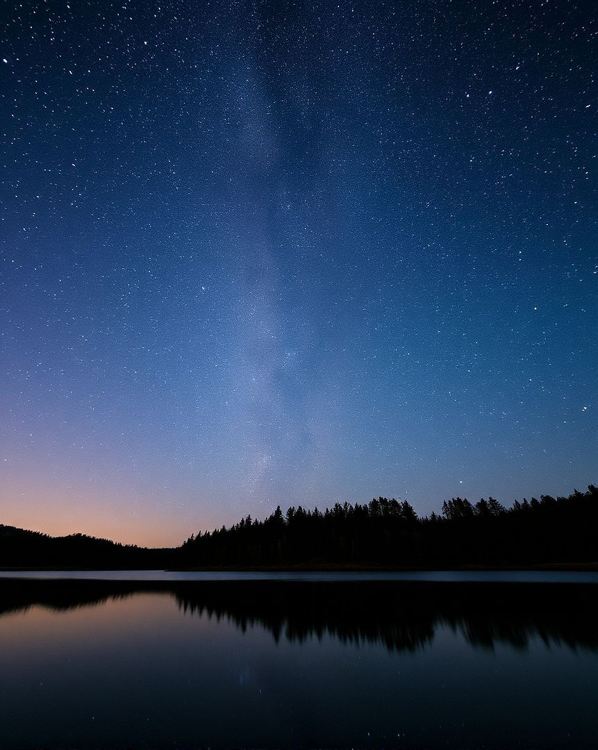 night lake