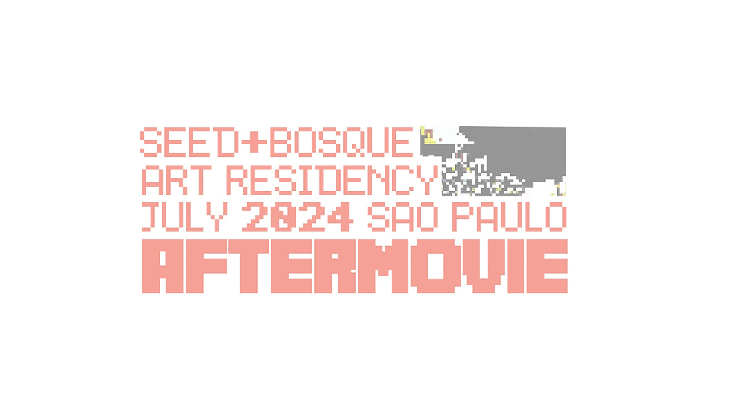 S.E.E.D.+BOSQUE ART RESIDENCY 2024 SÃO PAULO: AFTERMOVIE