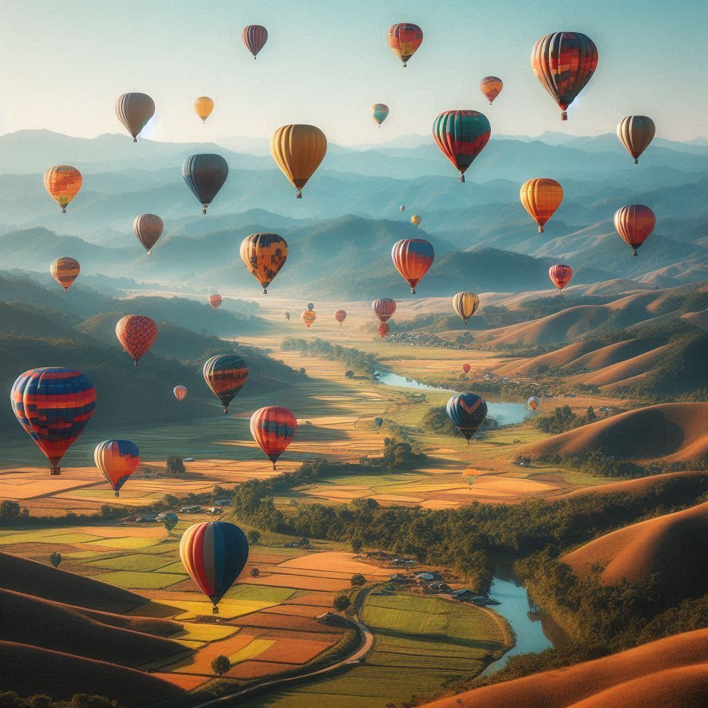 _db161c0e-eee4-4a8e-a656-ddc4c5488d06 (1) A Symphony of Hot Air Balloons Over Scenic Valleys