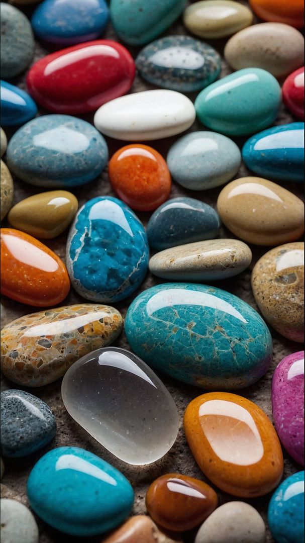 colorful stones