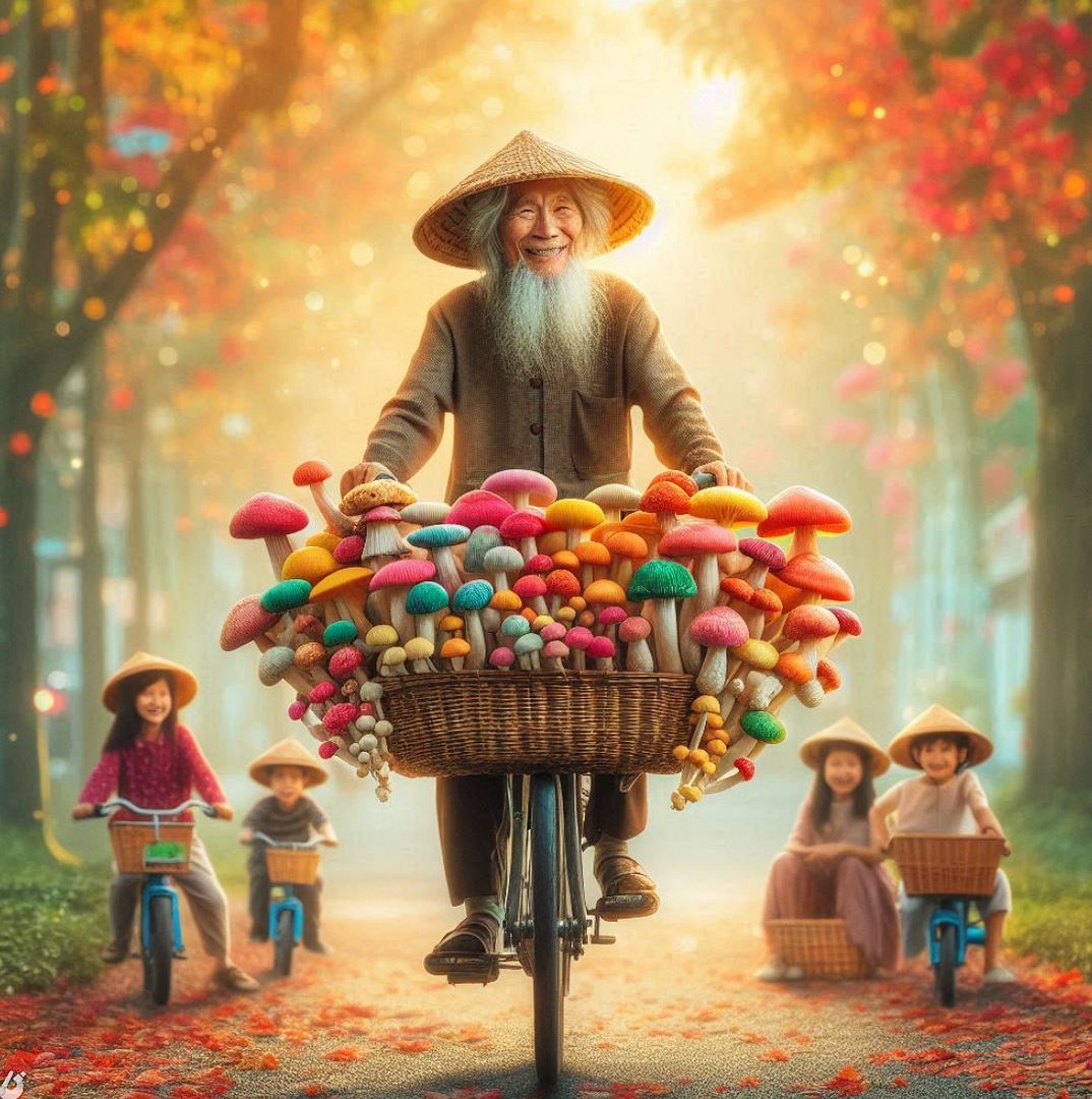 The mushroom seller