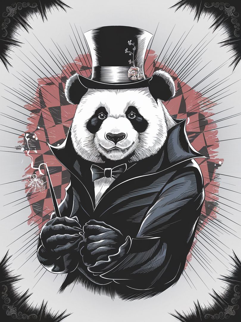 Magician panda