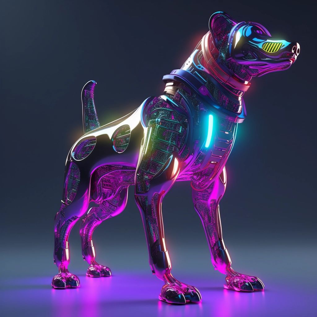 The 3D robotic dog