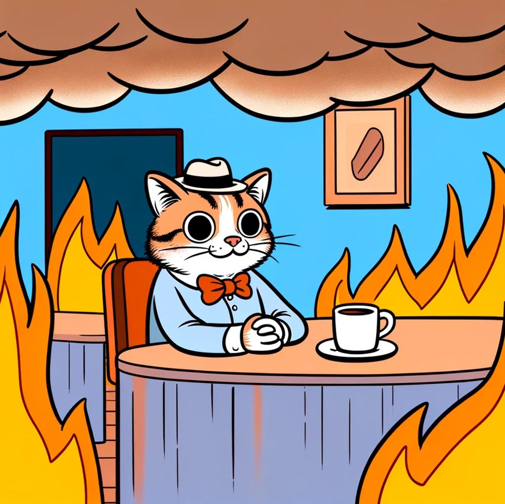 This is fine - cat