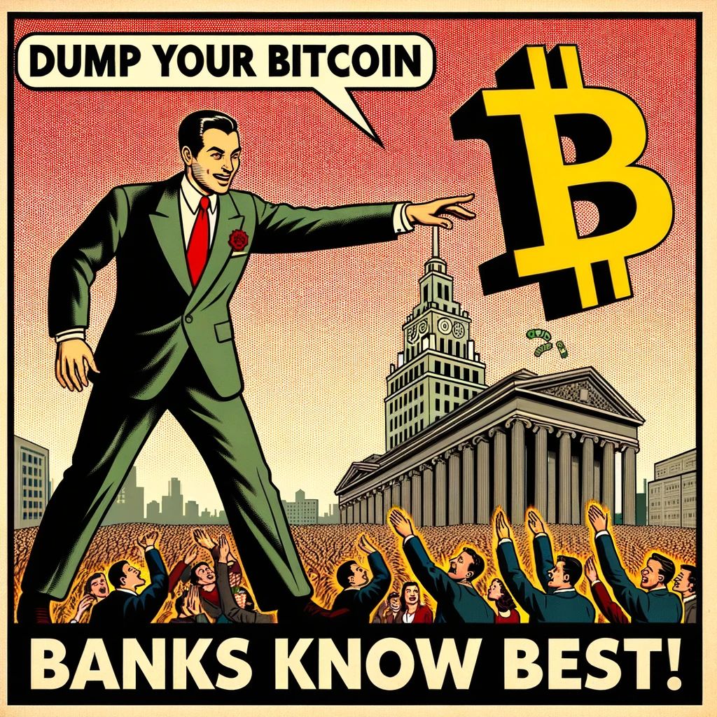 Dump Your Bitcoin, Banks Know Best!