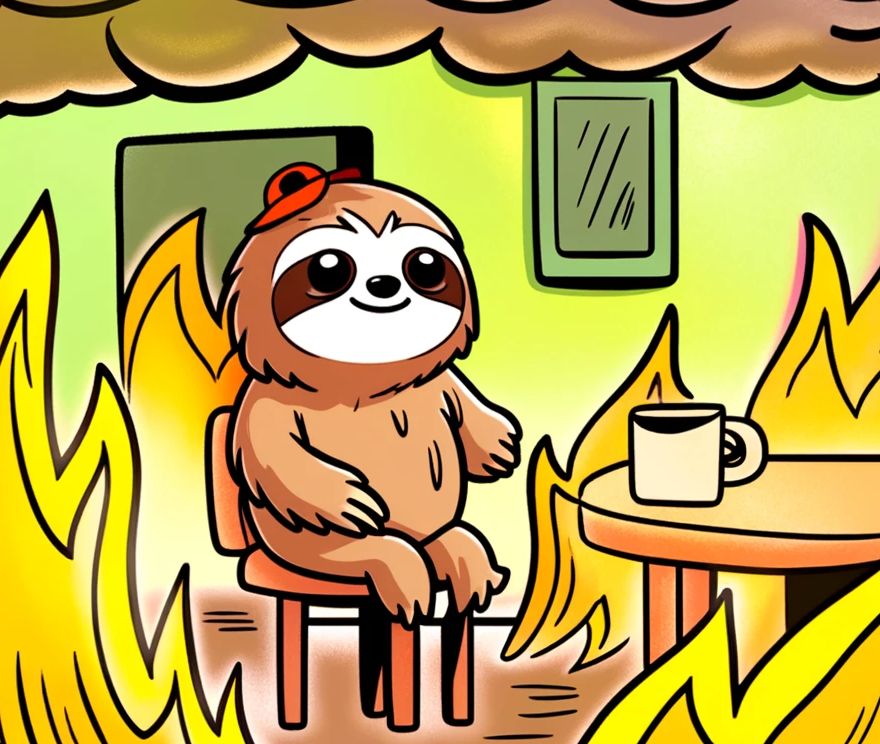 This is fine - Sloths