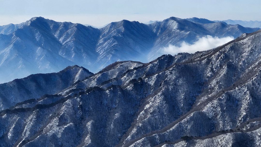 Panoramic view of Sobaeksan Mountain 240127 Chungcheongbuk-do, Korea