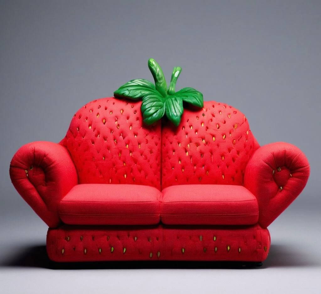 Strawberry sofa