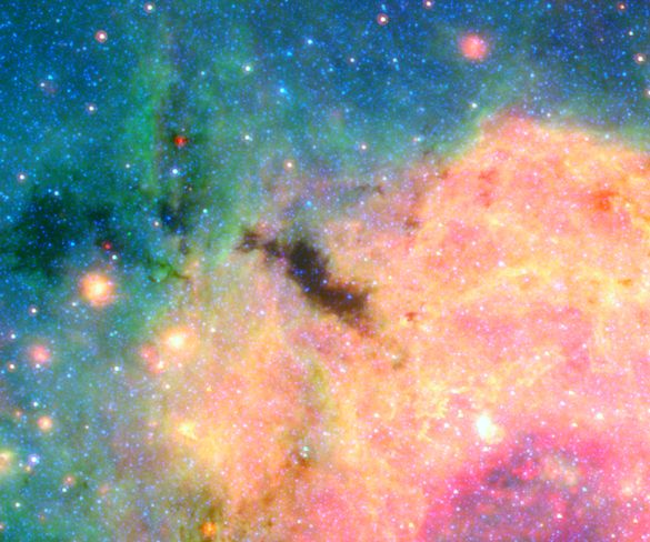 Brick in Galactic Center (Spitzer)