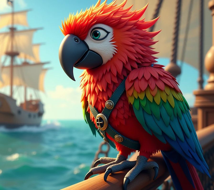 The pirate parrot