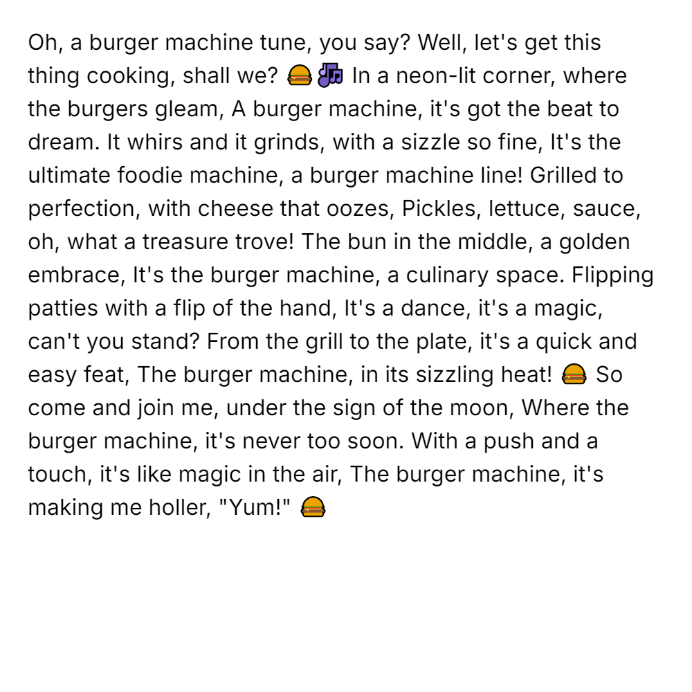 Burger Machine