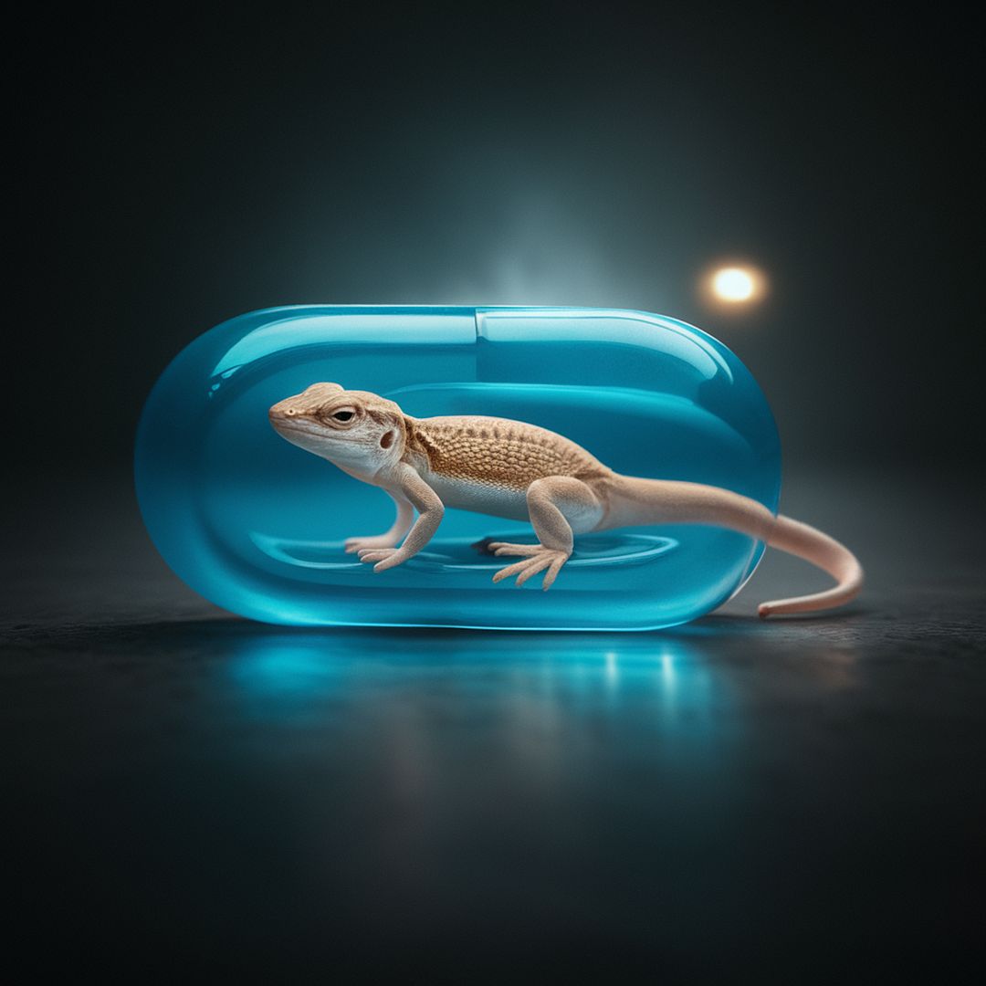 collection of lizard pills