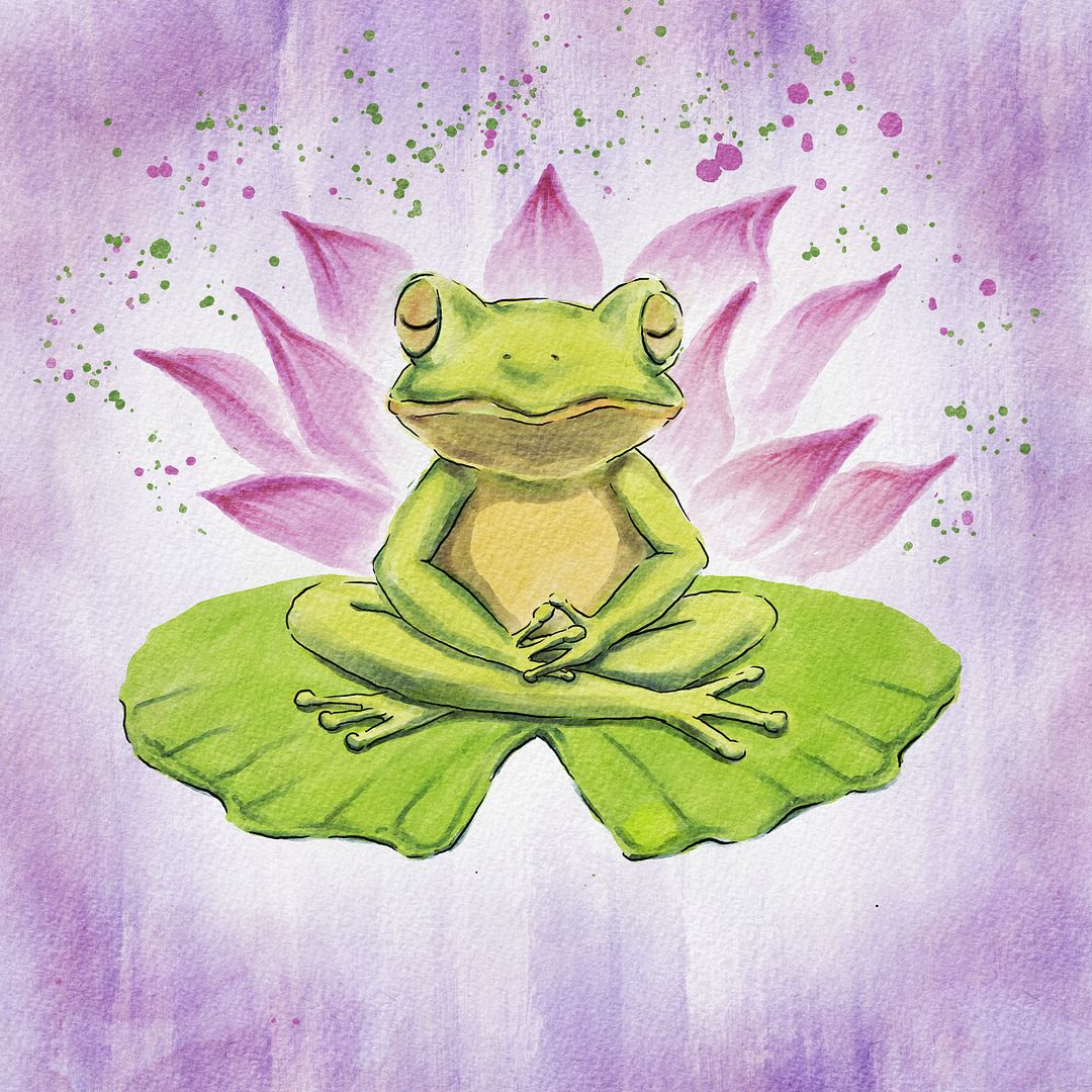 Zen Frog: Guardian of Serenity