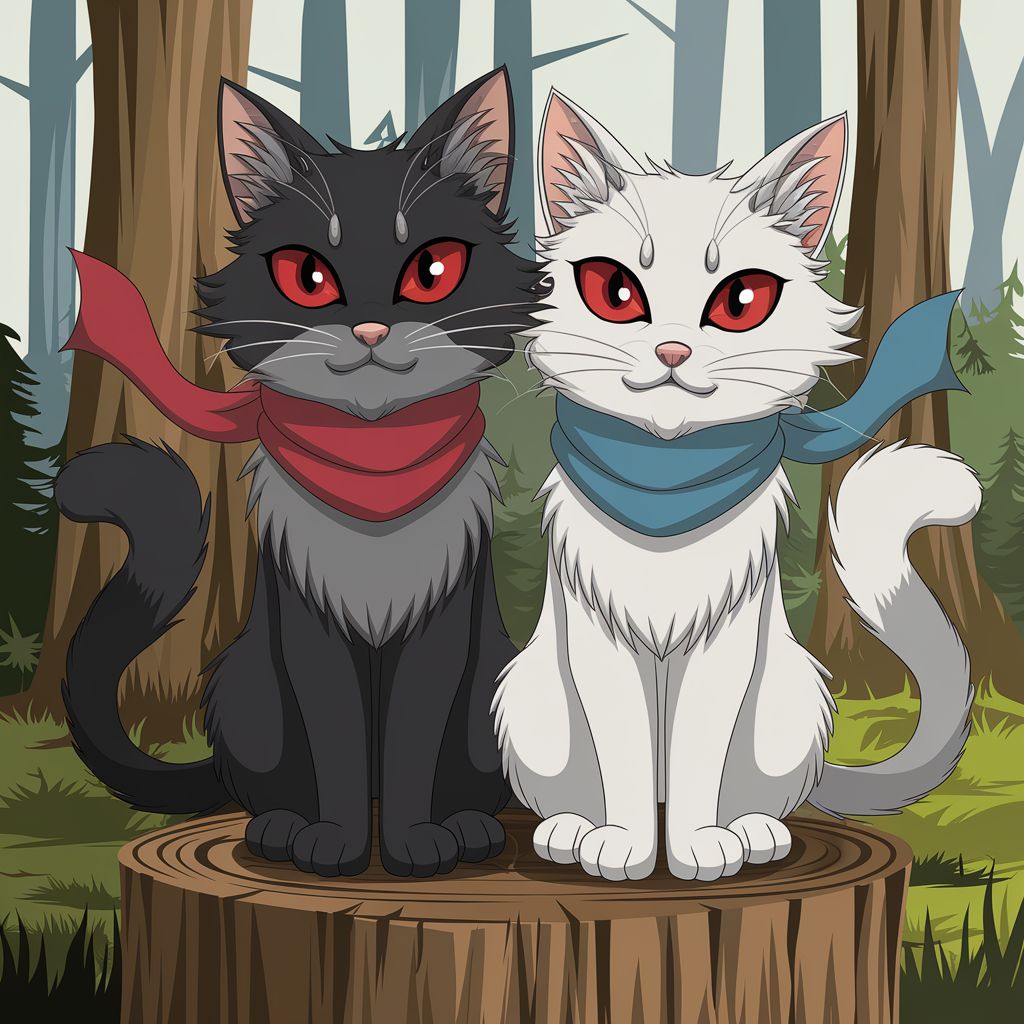 Anime cats