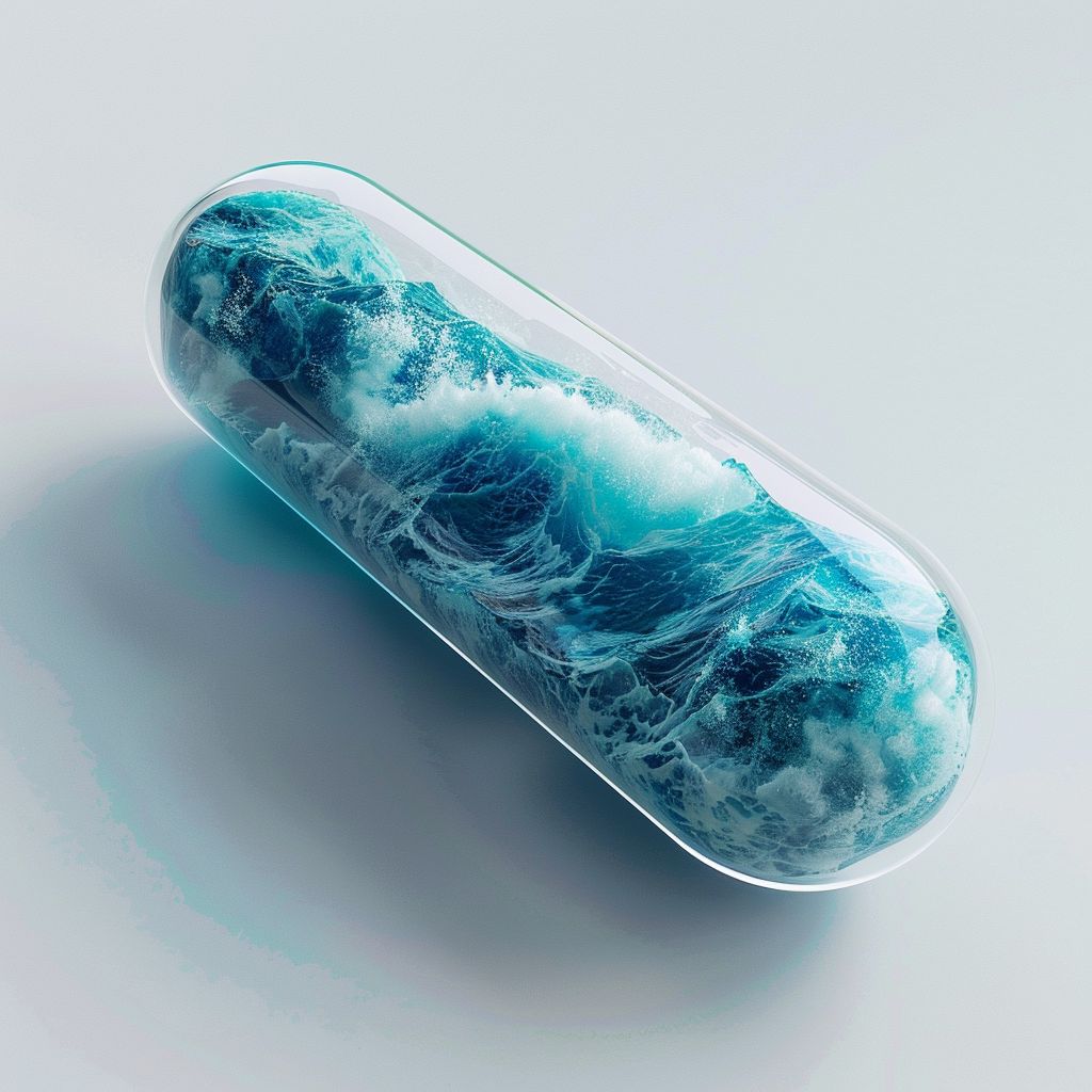 Sea in the pill 錠剤の中の海